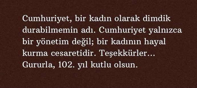 Hepsi senin sayende. Teşekkürler ulu önder Mustafa Kemal ATATÜRK.

Bayramımız Kutlu Olsun.

29 Ekim🇹🇷
#Cumhuriyet 
#MustafaKemalAtatürk