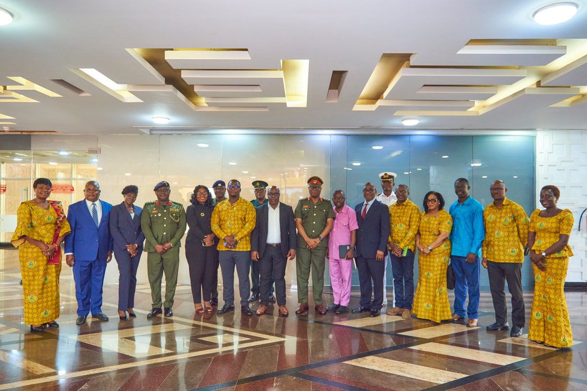 The Governing Board of <a href="/GhBCOfficial/">Ghana Boundary Commission</a> has officially been constituted and sworn into office by the Honourable Chief of Staff, Mr. Julius Debrah. The brief but dignified ceremony was held at the Jubilee House yesterday.