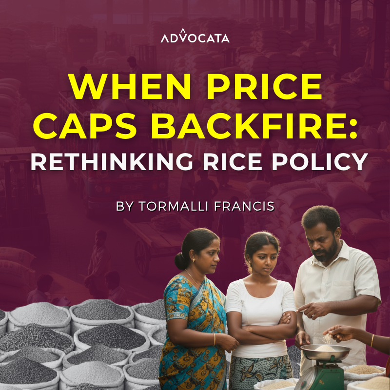 advocatalk's tweet photo. Sri Lanka's rice price caps, meant to ensure affordability, are instead creating shortages and undermining food security. This op-ed explains why these policies backfire and calls for a fundamental rethink of rice market regulation.
Click here for the full article: https://t.co/U9fdEBPx9A