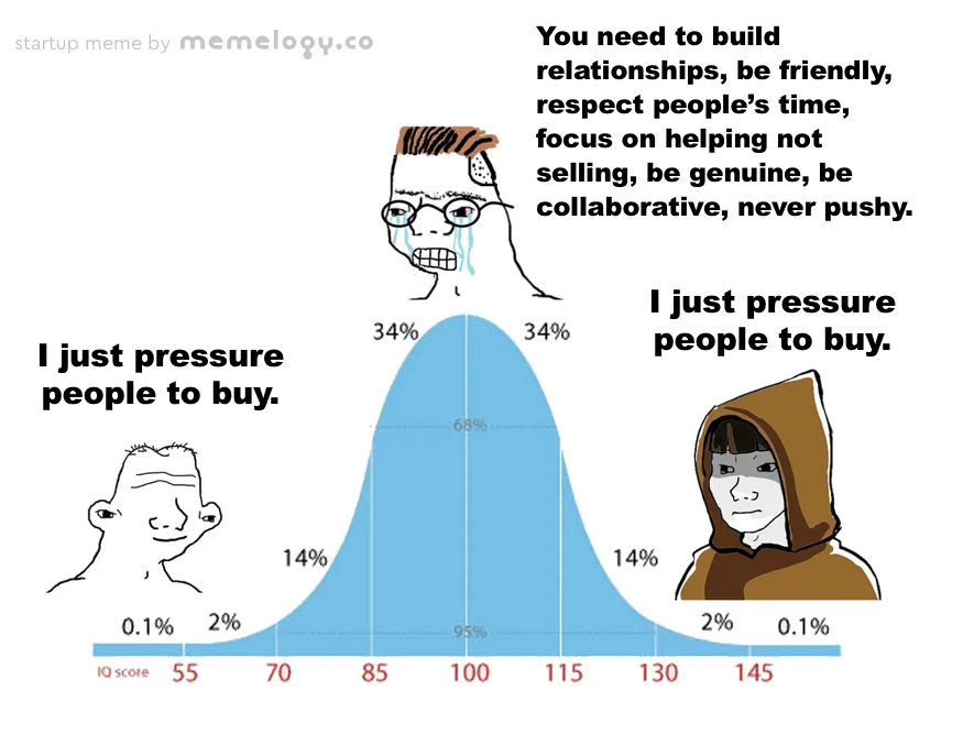 dagorenouf's tweet image. The main thing I&apos;ve learned after 3 months in sales.