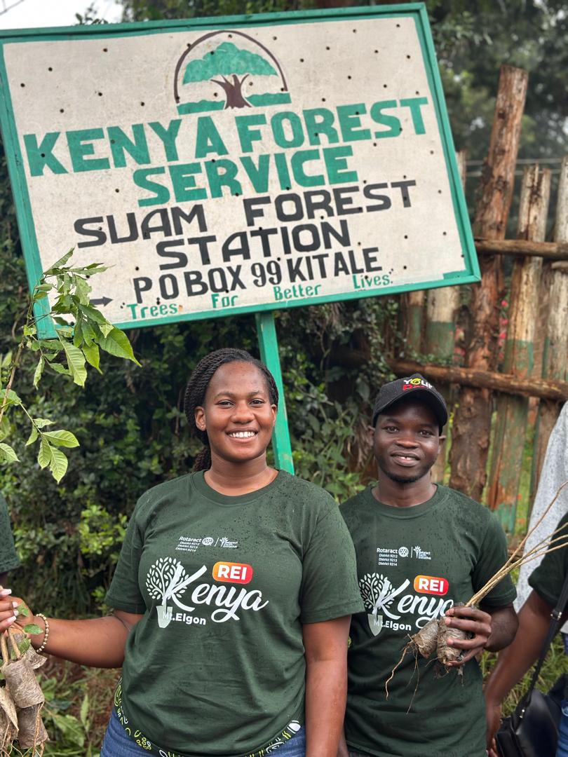 Helon143's tweet photo. It was an honor and privilege to be part of the REI KENYA 2025 of over  500  Delegates all over and 2 delegates from @RacClarkeIntUni , where we planted over 1000trees at Mt. Elgon in Kenya Forest. And also networking with the DRR for D9212. https://t.co/0KndXenWW6