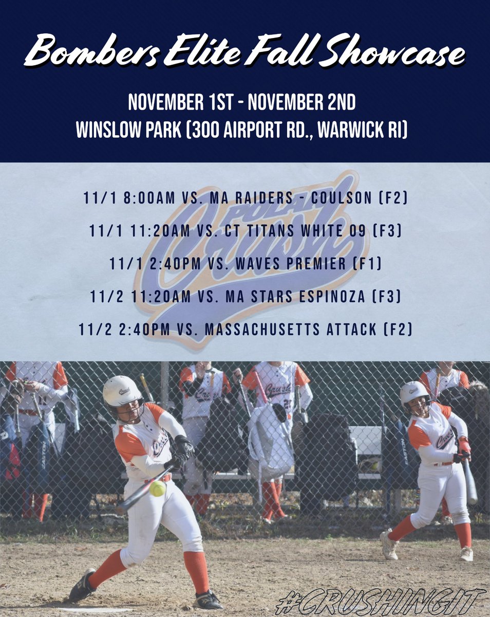 Last tournament of the 🍁 season. Come watch a young but talented group! <a href="/BombersElite/">Bombers Elite</a>