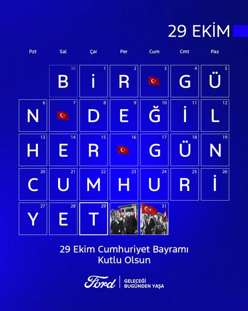 Cumhuriyet bir gün değil; her güne anlam katan, kutlamakla bitmeyen bir yaşam biçimidir. 29 Ekim Cumhuriyet Bayramımız kutlu olsun. 🇹🇷💙