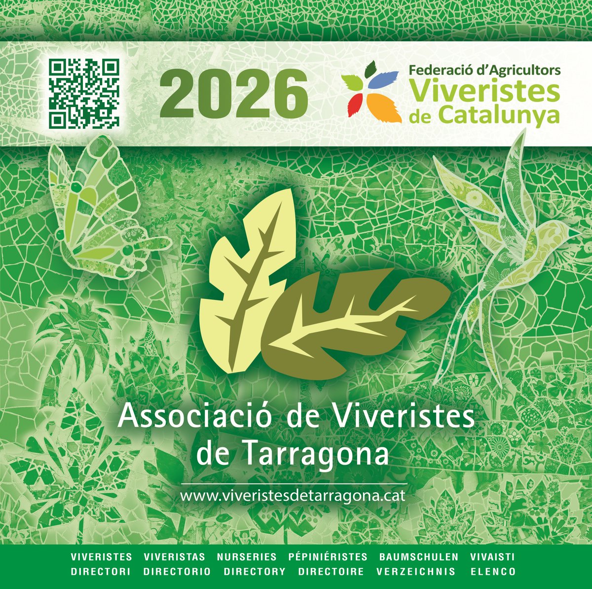 viveristestgn's tweet image. Ja pots consultar la nova edició 2026 del 📗Directori de l’Associació de Viveristes de Tarragona 🪴 
Descobreix tots els vivers i la nostra producció de planta!
#Directori2026 #Vivers #Viveros #Nursery #pepiniere #Vivaisti #baumschulen viveristesdetarragona.cat/nou-directori-…