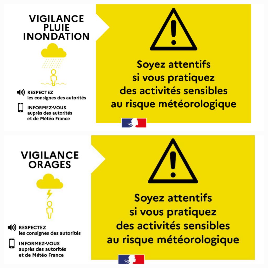 #MÉTÉO83 | 🌧 Pluie annoncée dans le #Var ce mercredi 29 octobre.
🟡 Les précipitations vont s'intensifier  en soirée ➡️ à partir de 22h, Météo-France place le département en vigilance JAUNE pluie-inondation et orages jusqu'à jeudi 4h du matin.
⚠️ Prudence dans vos déplacements.
