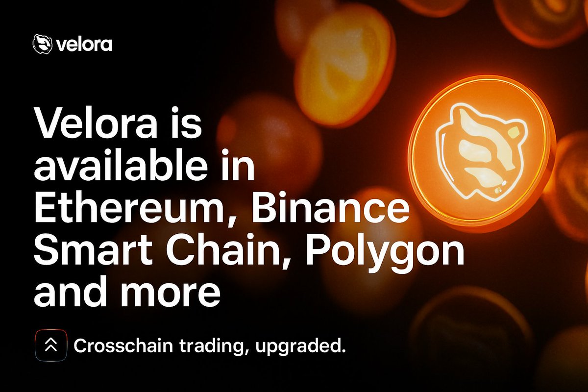 GmanJY's tweet image. I believe you know that Velora can be accessed on several platforms, including Ethereum, Binance Smart Chain, Polygon, Avalanche, Arbitrum, Optimism, Base, Gnosis, Sonic, and Unichain.

If you want to switch to a different chain @VeloraDEX, just look at the upper-right corner of
