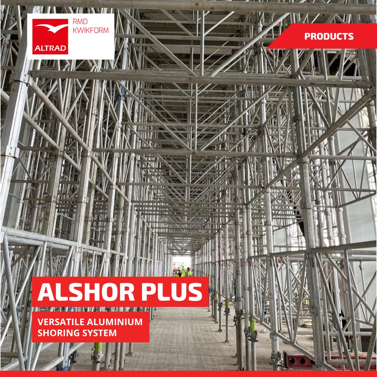 RMDKwikform's tweet image. Alshor Plus is a high-strength aluminium shoring system designed to support slabs, soffits &amp;amp; decks safely and efficiently.

• 120kN leg capacity
• Integrated load release system
• Quick-fit frames
• Swivel base plates

🔗 bit.ly/49szF87

#AlshorPlus #Shoring