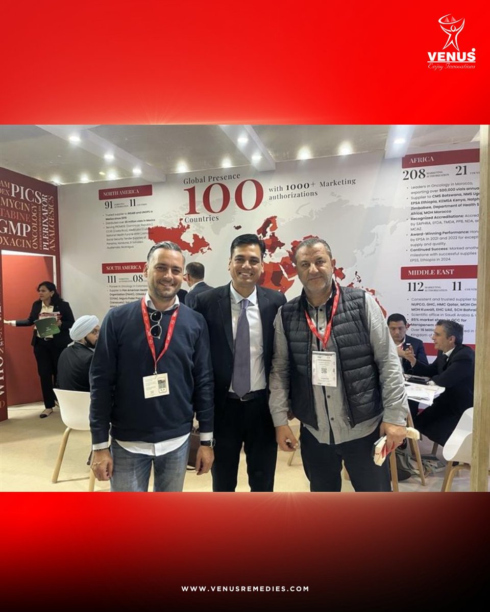 From Vision to Reality — Catch the Action at CPHI Frankfurt.”

Grateful to our incredible clients and global partners who made this event truly memorable! 🌍💊

#CPhIFrankfurt2025 #VenusRemedies #GlobalPharma #TogetherWeGrow #PharmaInnovation #VenusAtCPHI