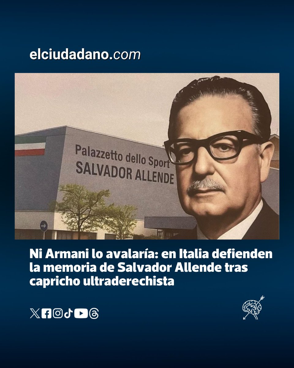 El grupo municipal de los ultraderechistas Hermanos de Italia, el partido de la primera ministra italiana Giorgia Meloni, presentó una propuesta que busca borrar la memoria del expresidente chileno y figura histórica de la izquierda, en Cinisello Balsamo, una ciudad que tras del