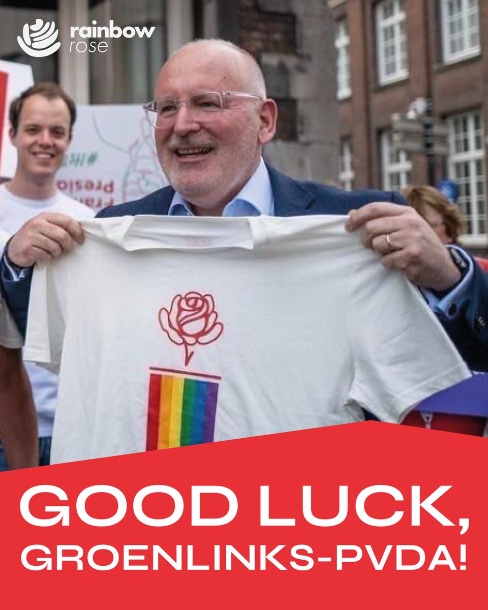 Thank you <a href="/RainbowRose_PES/">Rainbow Rose</a>!! We're in a winning mood! 💯👏🏽🎉

<a href="/F__Timmermans/">Frans Timmermans</a> 🏳️‍🌈