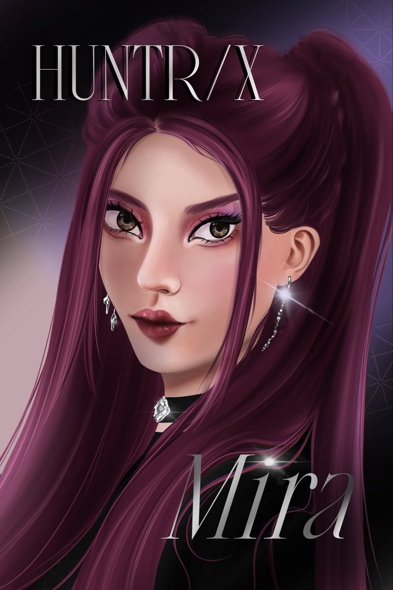 palicoart's tweet photo. Mira from Kpop Demon Hunters 🖤 #HUNTRX https://t.co/DJF7ME7AQS