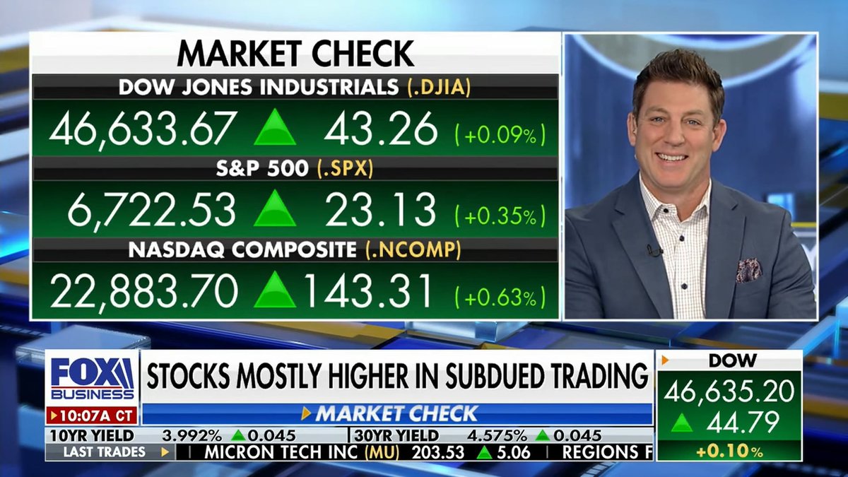 Excited to join <a href="/Varneyco/">Varney & Co.</a> this morning 9-10 am ET.

Everyone’s obsessed with what the Fed might say. 

I’m more focused on what Big Tech will show. $GOOGL $META $MSFT

I’ll explain why as we discuss all this and more. Tune in!