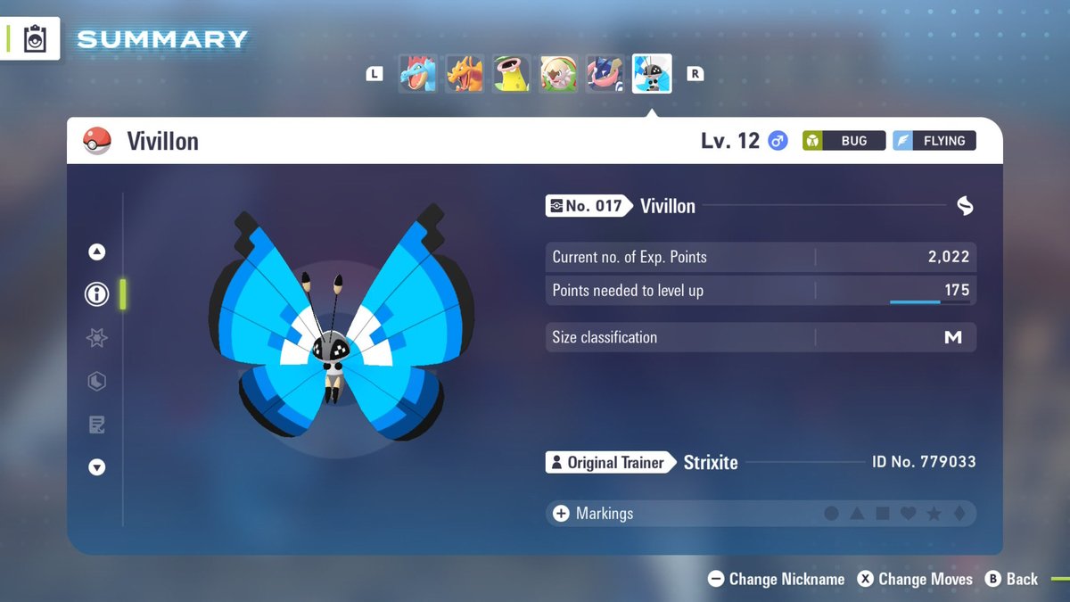 Strixite's tweet image. PHEW!! Still had the Museum Spewpa 😅

#PokemonLegendZA #Vivillon #Spewpa