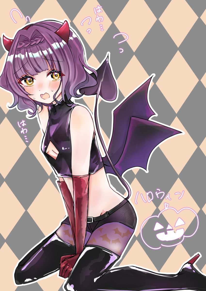 Nitononono's tweet photo. TRPGの子（ハロウィン） https://t.co/zzmgqC0yAM