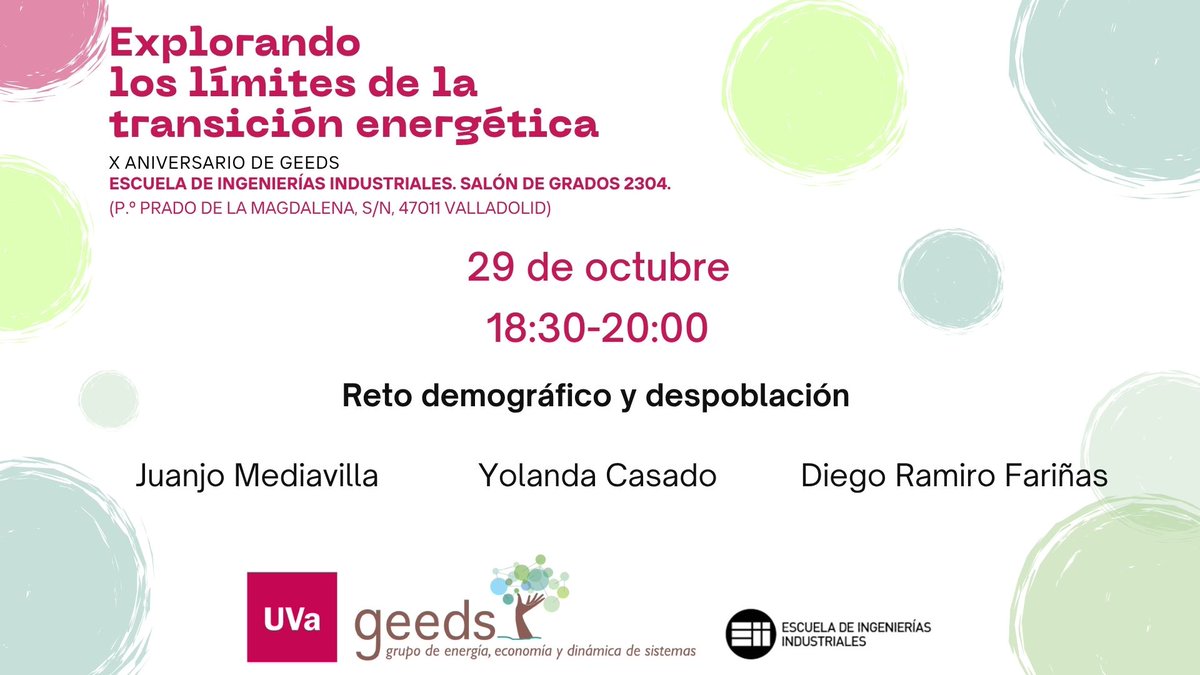 Grupo de Energía, Economía y Dinámica de Sistemas tweet media