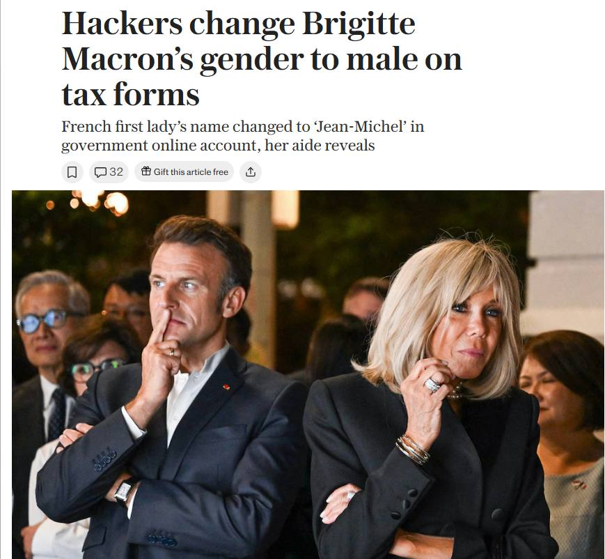 🤪Hakels, malos malísimos, entran en una de las bases de datos más protegidas de Francia y no roban nada, no se llevan nada, simplemente CAMBIAN DE GÉNERO A BRIGITTE A HOMBRE, lo más grande...