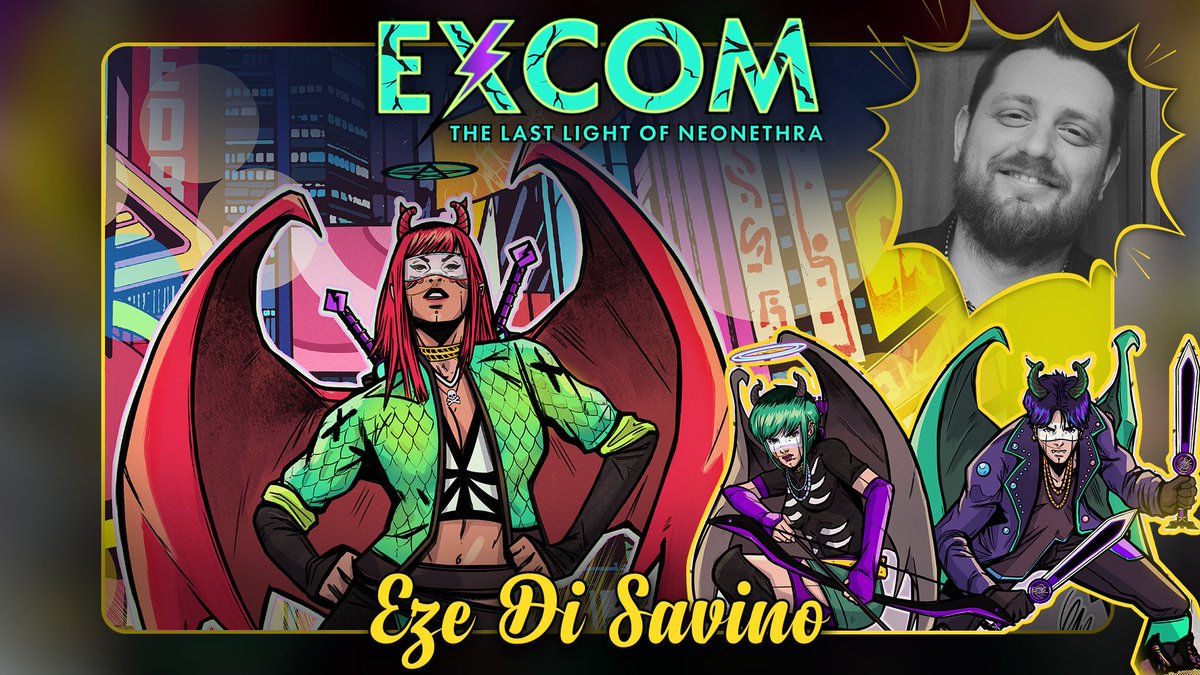 whaledencom's tweet image. ✨ EXCOM — The Last Light of Neonethra
When the last city begins to fade,
three souls must choose between light, love, and survival.

⚡ EXCOM — The Last Light of Neonethra
🎨 Art by Eze Di Savino

#EXCOM #Neonethra #EzeDiSavino #DarkFantasy #CyberMyth #ExcomSociety