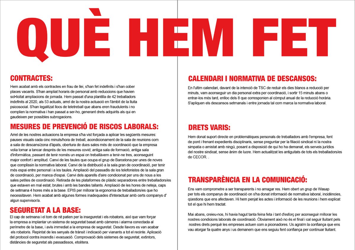 cg_tsc's tweet image. Només a mode resum de la nostra activitat al centre coordinador. 💪