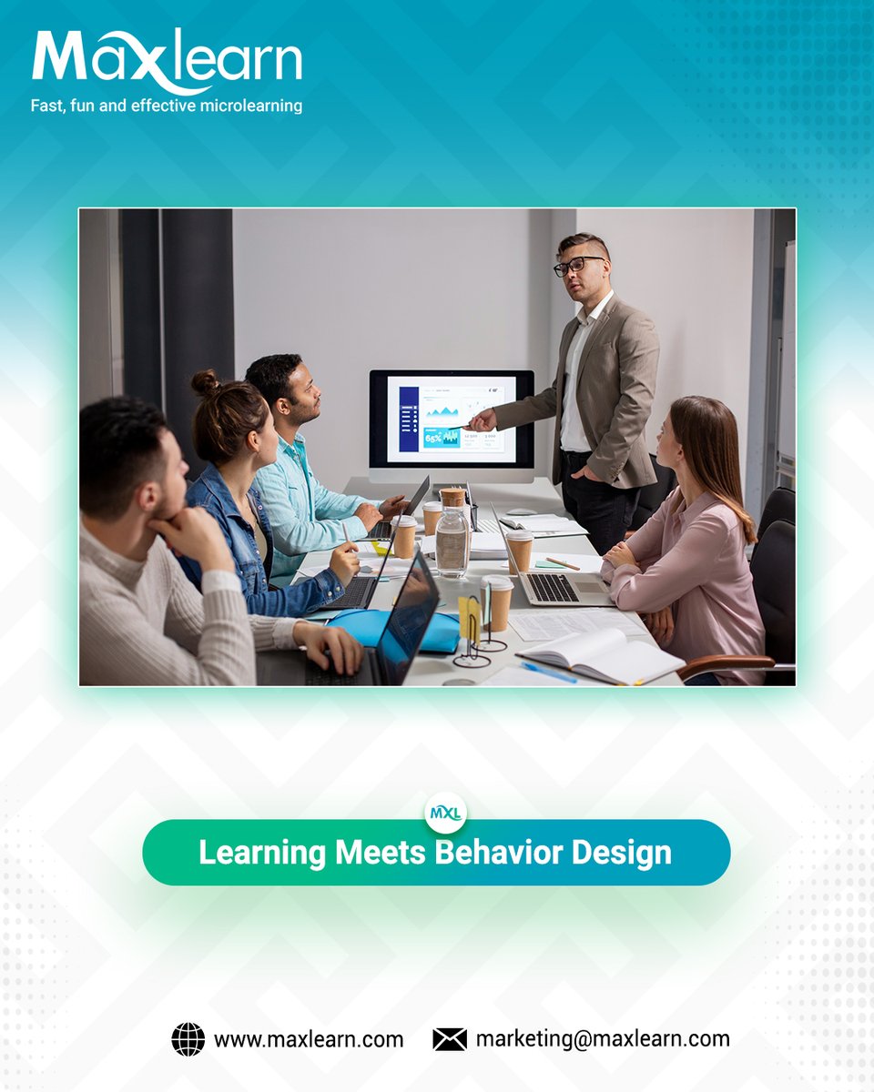 maxlearn_global's tweet image. Science-Driven Learning
Integrate behavioral science into corporate training with MaxLearn to achieve consistent, impactful change... To Learn More... maxlearn.com/request-a-demo/
#SpacedRepetitionROI #MaxLearn #MobileLearning #adaptivelearning #ScenarioBasedLearning