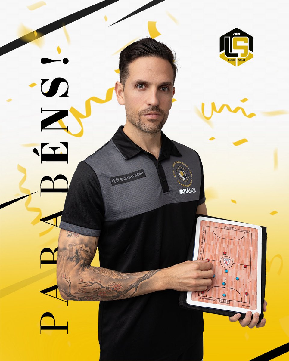 🥳 Onte estivo de aniversario o noso mister <a href="/FerminHidalgo10/">Fermín Hidalgo</a>! 

😜 Mellor tarde que nunca, PARABÉNS de parte da familia de Lugo Sala! 

#ParabénsFermín
