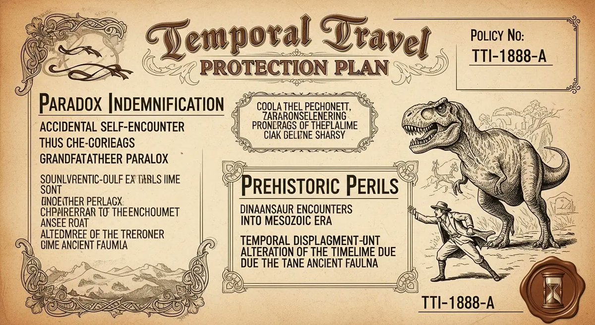 justanotherwp_'s tweet image. The Forgotten History of Time Travel Insurance Policies #humanabsurdity #retrofuture #speculativefiction #timetravelinsurance #weirdhistory 

justanotherwpsite.com/the-forgotten-…