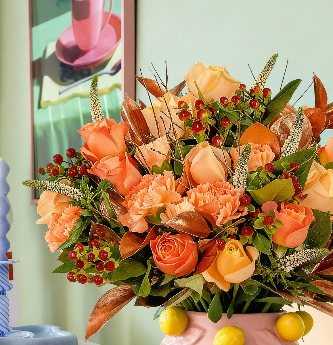 Our dreamy Glynis bouquet is giving all the autumn vibes 🍂 the prettiest touch for any occasion and your fave cosy corner! 🤎✨

Send now:123-flowers.co.uk
#freshflowers #giftideas #freedelivery #nextdaydelivery #unitedkingdom #autumnflowers #flowers #autumn