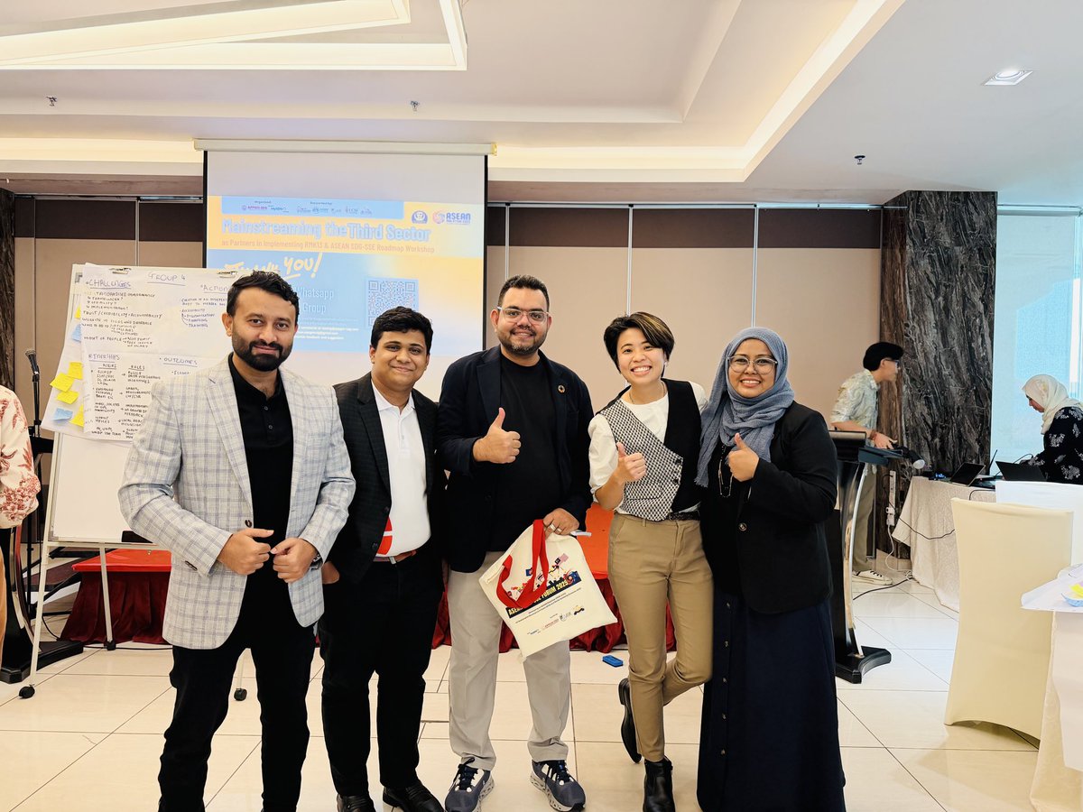 🌏 Empowering the Third Sector | Malaysia Steps Forward
📅 29 October 2025

Youth Hub proudly participated in the “Mainstreaming the Third Sector as Partners in Implementing RMK13 &amp; ASEAN SDG-SSE Roadmap Workshop.”

It was a truly meaningful and constructive discussion — a