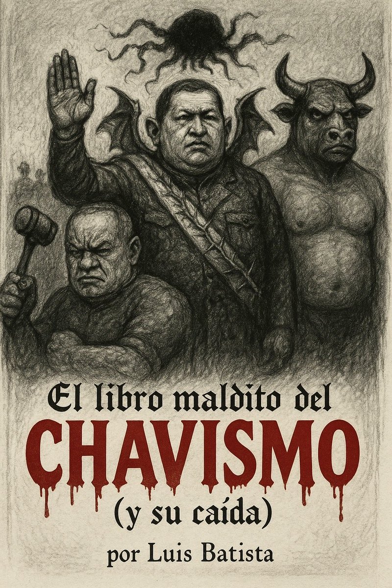 Pronto, muy pronto en Amazon, estará disponible mi primer libro, “El Libro Maldito del Chavismo (y su caída)”.

Una sátira demonológica que explica en clave de humor negro y a través de un Bestiario todos los demonios y monstruos que aterran a un país.