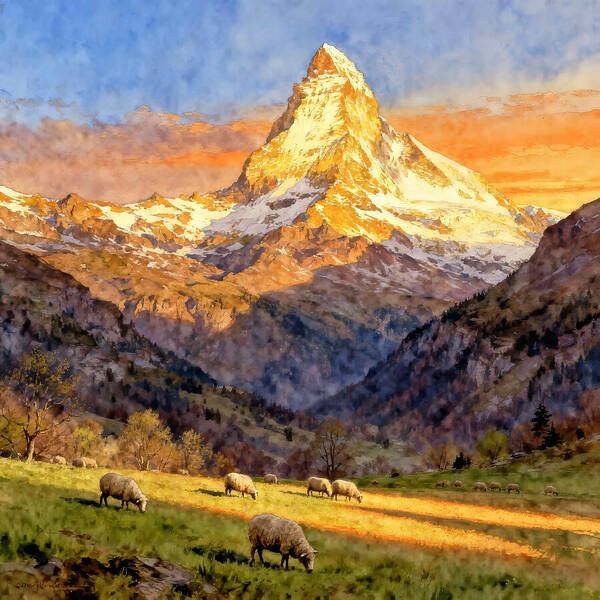 The Matterhorn at Sunrise-fineartamerica.com/featured/the-m…