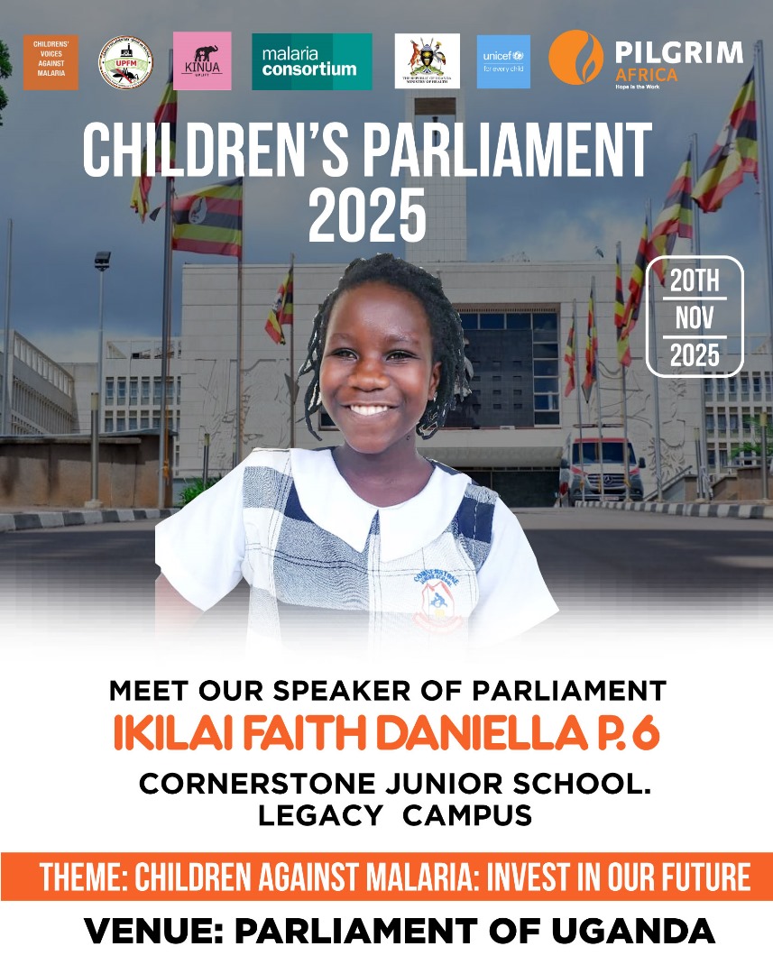 Meet Ikilai Faith Daniella (P.6) from Cornerstone Junior School, Legacy Campus  the Speaker of the 2025 Children’s Parliament! 

🗓️ 20th Nov 2025
📍 Parliament of Uganda
🎯 Theme: Children Against Malaria: Invest in Our Future
<a href="/UNICEFUganda/">UNICEF Uganda</a>
<a href="/MinofHealthUG/">Ministry of Health- Uganda</a>
<a href="/FightingMalaria/">Malaria Consortium</a>