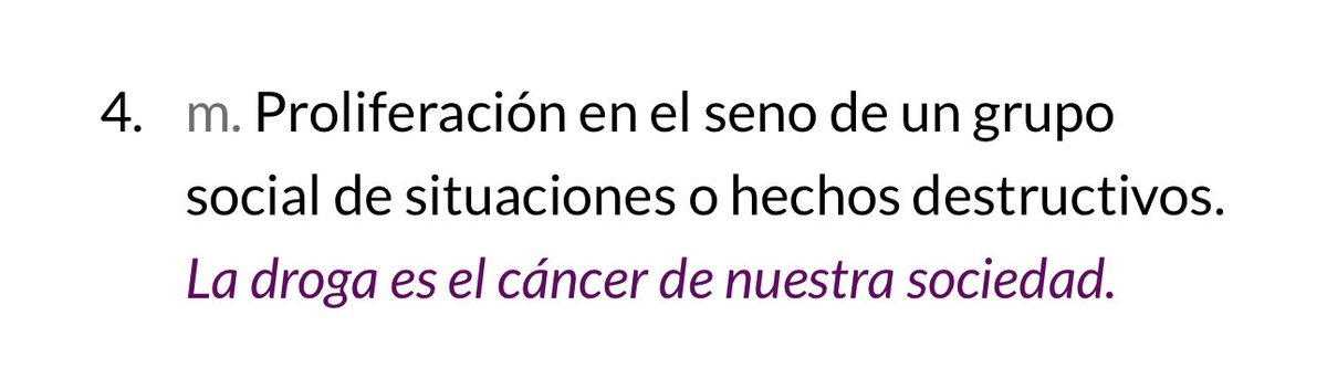 El verdadero “cáncer” de la sociedad es el socialismo.