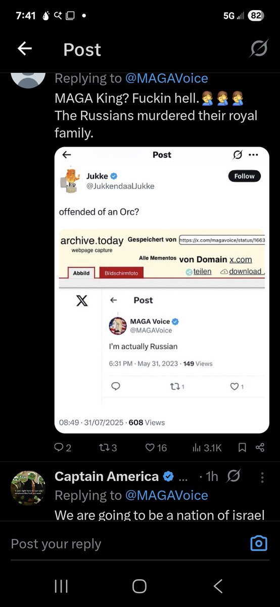 omengraves's tweet photo. @MAGAVoice @AmericanLogicX It sure is i have caught so many of trumps lies dems lies and republicans lies even tgis russians lies https://t.co/g778XciSJg