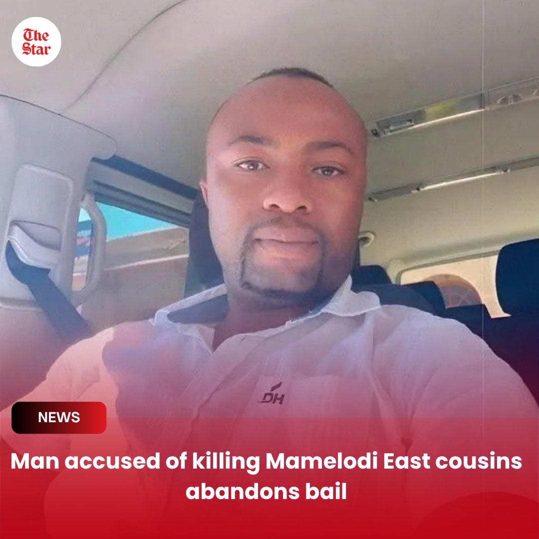 TheStar_news's tweet image. Man accused of killing Mamelodi East cousins abandons bail
🔗 Read more on The Star
#TheStar #Mamelodi #CrimeNews #JusticeForVictims #SouthAfrica #BreakingNews