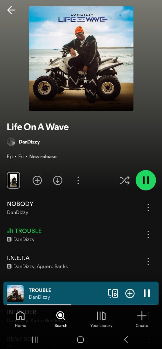 tALLeazy_'s tweet photo. @iDanDizzy ate with this one.
Life on a wave.
#WaveDaddy https://t.co/1oczsGmPS1