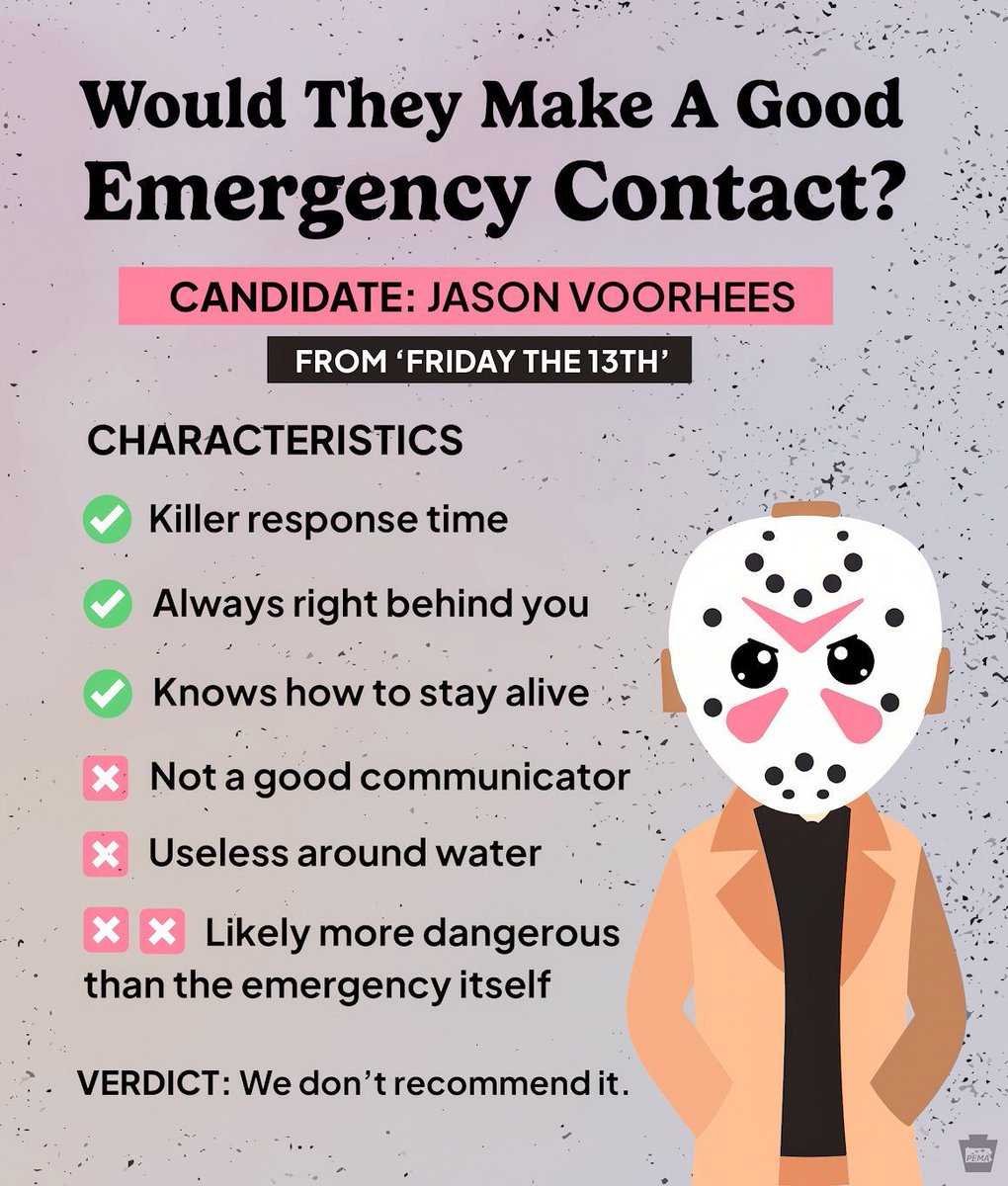 PEMAHQ's tweet image. Oh, him? That&apos;s just my emergency contact 🥰