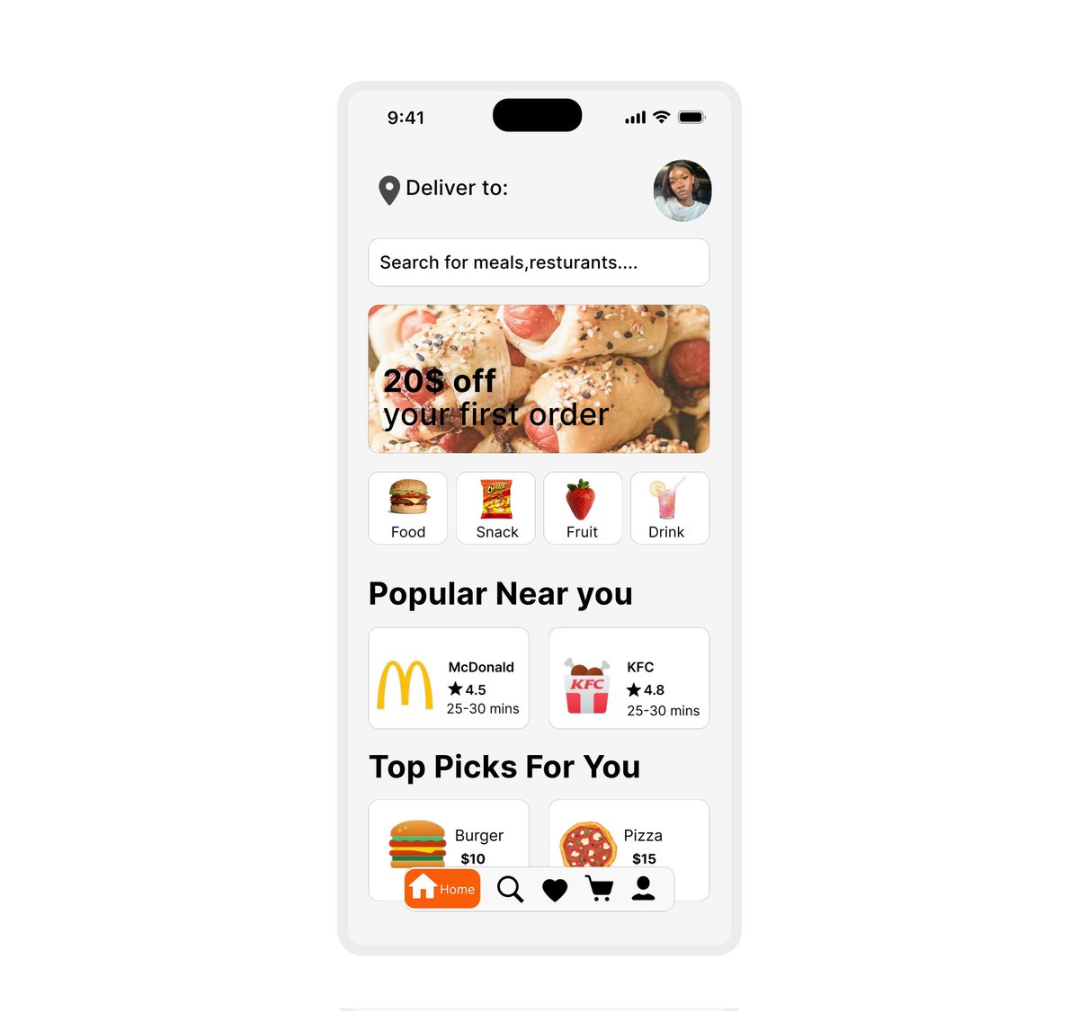 jerrytayy12's tweet photo. I always keep my designs neat and visually simple.
#UIDesign #FoodApp #UXDesign #HireADesigner #LookingForDesigner #FreelanceOpportunity #DesignPartner #RemoteWork #TechCommunity #DesignCollaboration https://t.co/l0oeNwXQI8