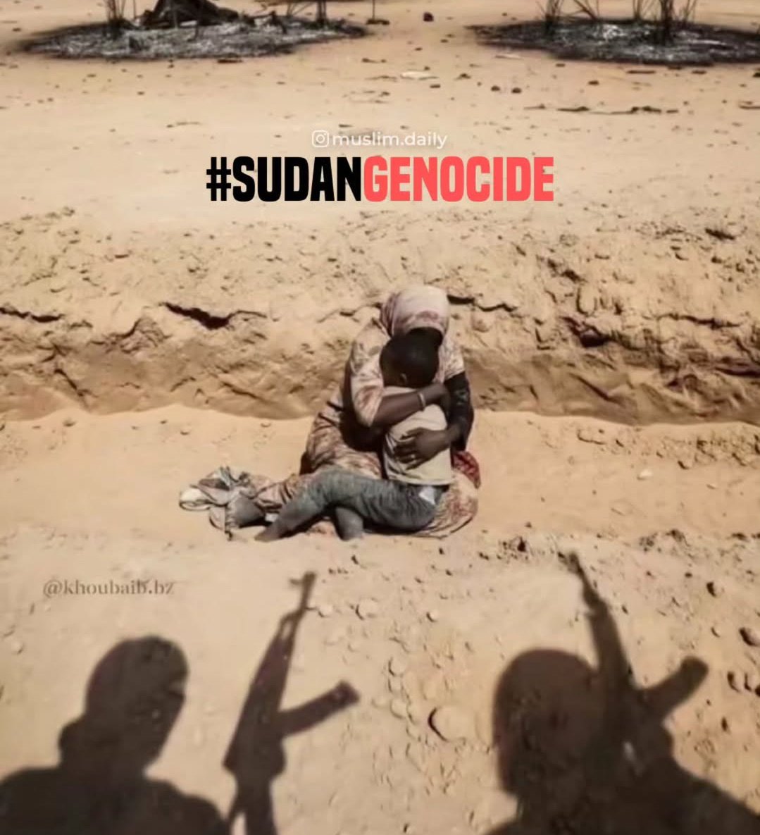 Bu annenin pozisyonunda olduğunuzu hayal edin. 

Sudan'da Katliam Var soykırım var
#SudanGenocıde #Sudan