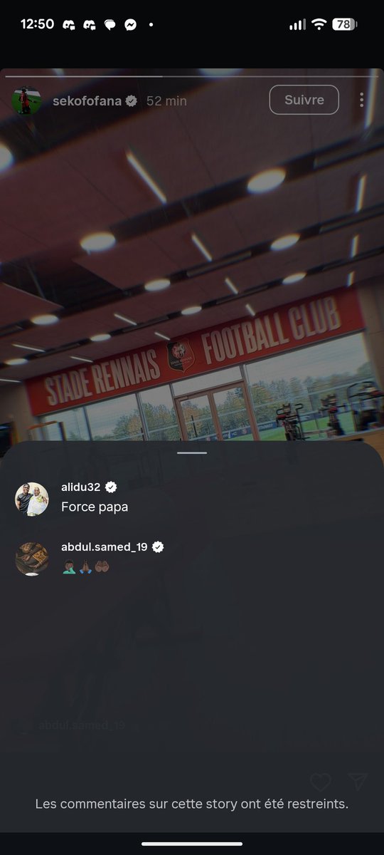 En tout cas Seidu soutient Seko