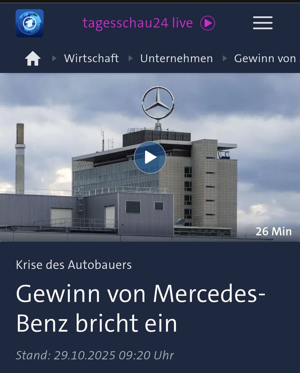 Gewinn von Mercedes bricht ein.

Komisch.
Ich dachte rückständige Software, klapperndes Plastik im Interieur und extrem hohe Preise im E-Auto-Segment wären die Zukunft. 🤔