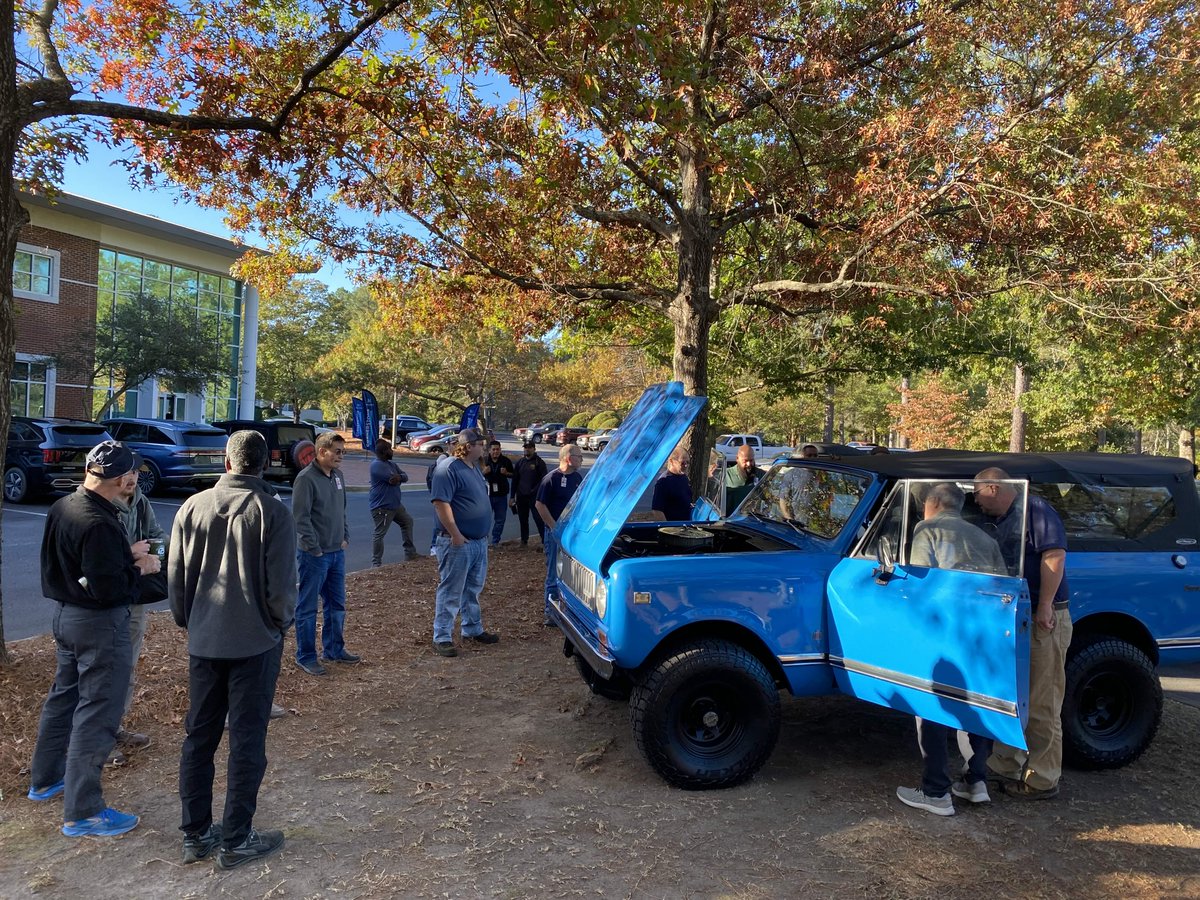 MidlandsTech's tweet image. The ’74 Scout is out and about! A Scout so nice, even the Scout employees had to look twice! 👀