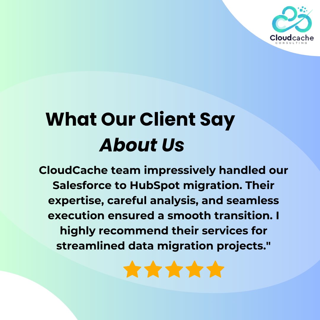 Cloudcachecon's tweet image. Every #testimonial tells a story — of challenges solved &amp;amp; growth unlocked. 💡

At #CloudCache, we go beyond HubSpot implementation to build smarter, automated ecosystems that drive real results.

#CloudCache #HubSpotPartner #ClientSuccess #Automation #DigitalGrowth