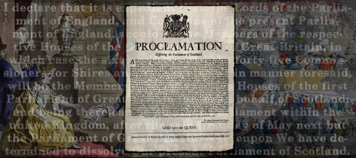 Airson trì cheud bliadhna chaidh ar teagasg gu ceàrr mun Aonadh.

For three centuries Scots have been taught the wrong story of Union. 

The official story of 1707 only works if you delete one week in which Scotland’s consent should have been sought;

and wasn’t.

1/