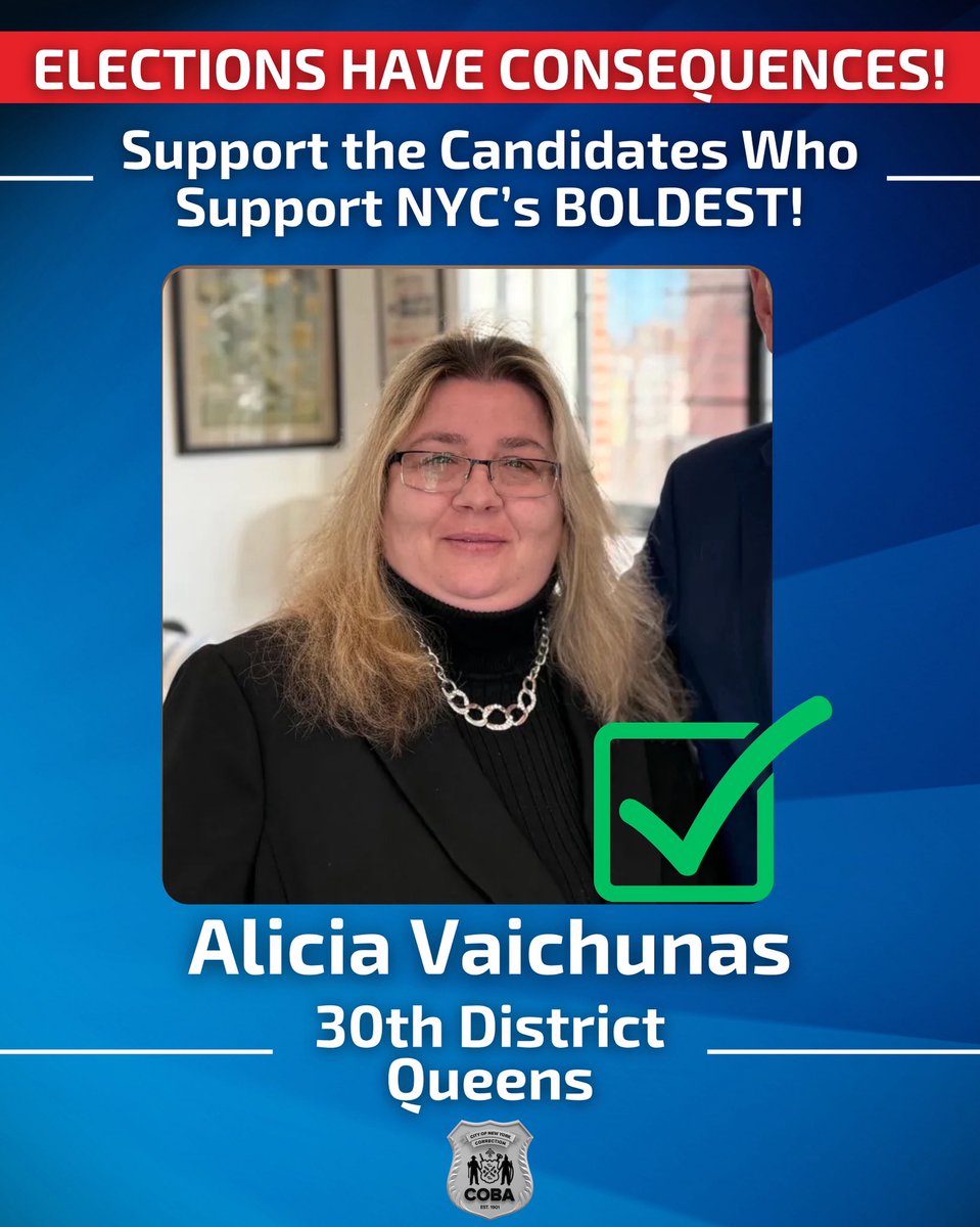 Early voting has started and Election Day is Nov. 4th!

Support the candidates who support NYC's Boldest!

Elections have consequences!

Click here to find your polling site:
vote.nyc/page/find-your…