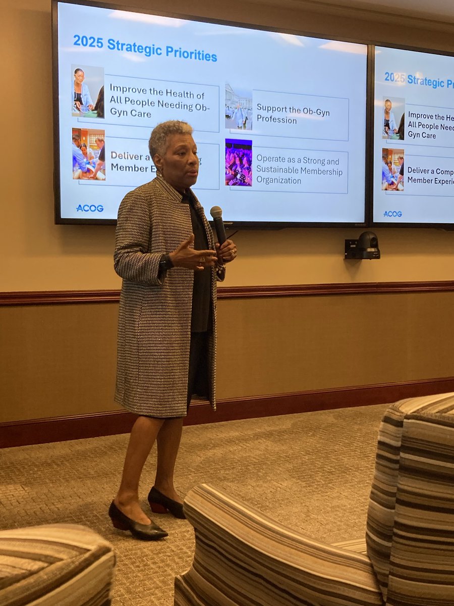 Dr. Sandra Brooks CEO of <a href="/acog/">ACOG</a> presenting Grand Rounds at Temple Women &amp; Families <a href="/TempleHealth/">Temple Health</a> <a href="/TempleObGyn/">Temple OB/GYN Residency</a> <a href="/katztemplemed/">Lewis Katz School of Medicine</a>