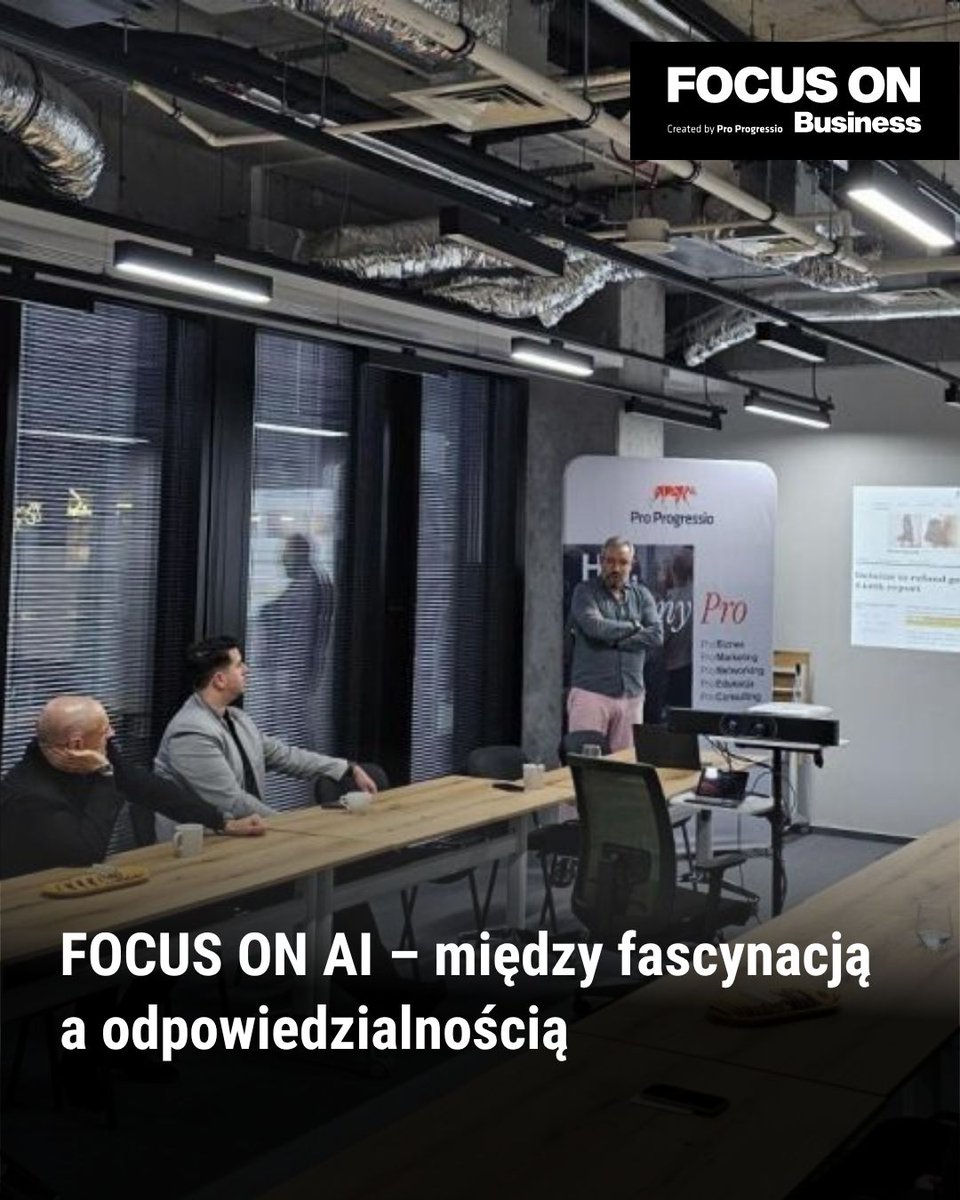FOB_eu's tweet image. „FOCUS ON AI” otworzyło nowy cykl grup fokusowych Pro Progressio. Eksperci z różnych branż rozmawiali o wpływie sztucznej inteligencji na biznes – jej potencjale, wyzwaniach i odpowiedzialnym wykorzystaniu - focusonbusiness.eu/pl//wiadomosci…

#AI #ProProgressio