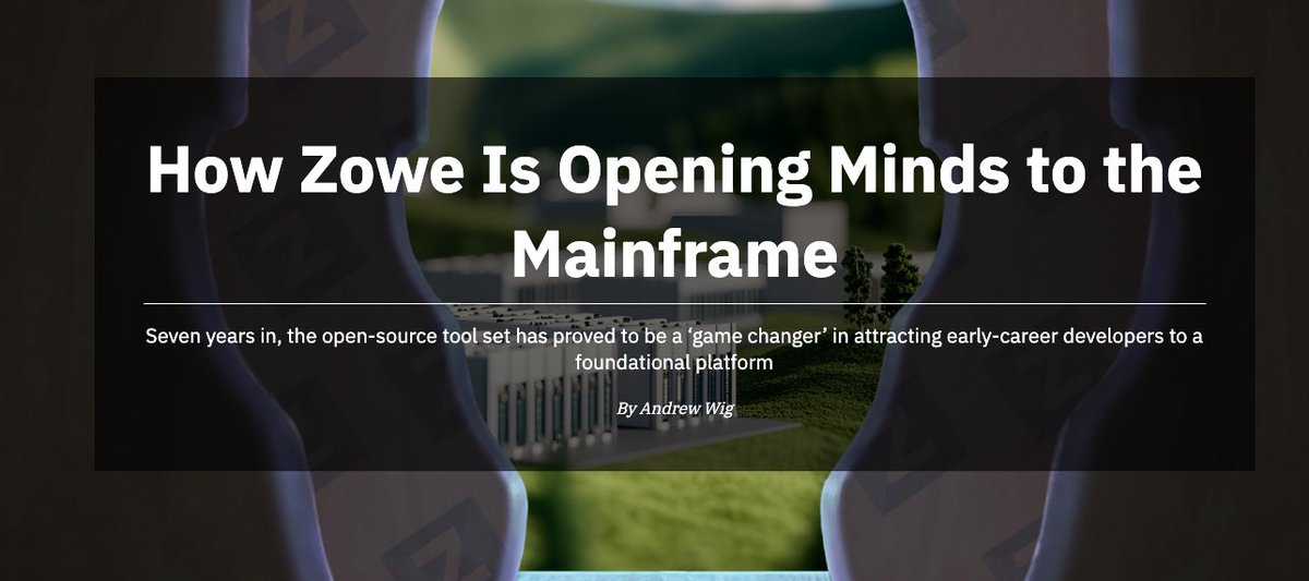 OpenMFProject's tweet image. @techchannelHQ covers @OpenMFProject's #Zowe extensively in this interactive article. It is a must read 👀: hubs.la/Q03Q6wqy0 #OpenMainframe #devsecops