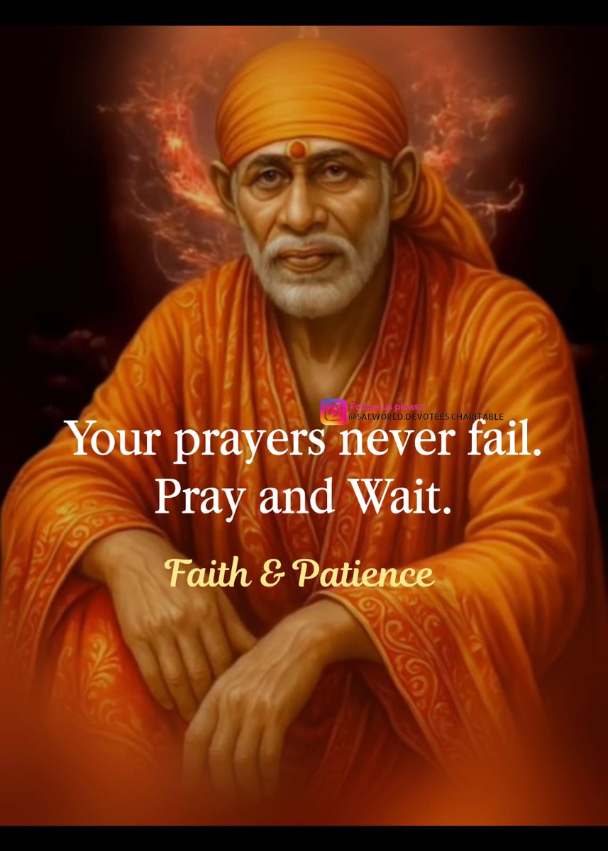 : Please Follow us for Daily Darshan..
Jai Sai Ram ji
#sairaj
#saiworlddevotees #Babasaiworld
#shirdisaibaba #saibabablessings #omsairam #saibabalivedarshan