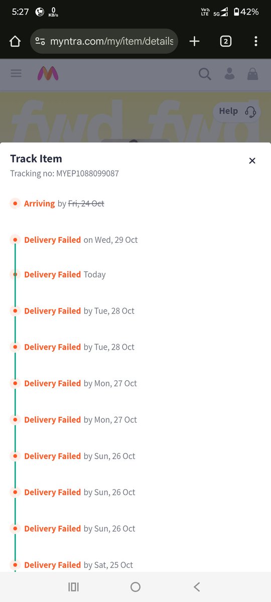 iamupendra_'s tweet photo. This is @myntra @MyntraSupport who assured  us for timely delivery and support and see what they deliver totally pathetic and there customer aren't supporting @jagograhakjago it's and prepaid order which was ordered for diwali!!!! Disappointed with myntra!!! https://t.co/RwNKMy5acH