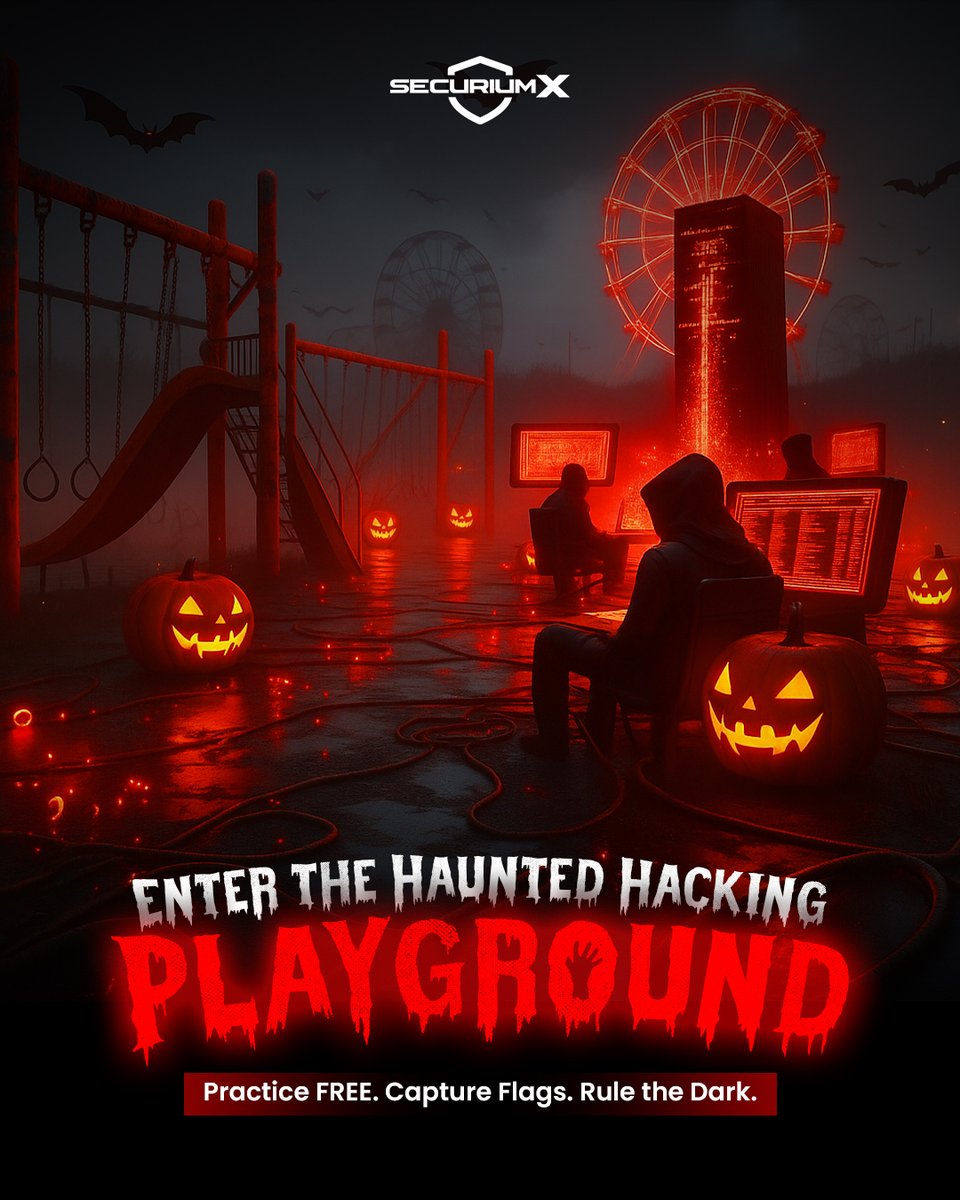 SecuriumX's tweet image. Your cybersecurity playground is here  and it’s 100% FREE! 🎯
Explore, practice & grow with Securium X, the ultimate hands-on platform for cybersecurity enthusiasts. 🔥 
👉 ctf.securiumx.com
#securiumx #cybersecurity #ethicalhacker #ctfchallenge #infoseccommunity