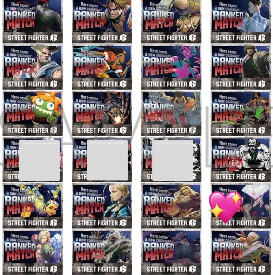 【交換】ストリートファイター6 スト6 ぺたコレクション

求…A.K.I.
譲…上記以外

郵送のみ。初回様はリトリンご確認ください。
検索からでもお気軽にお声掛けください。